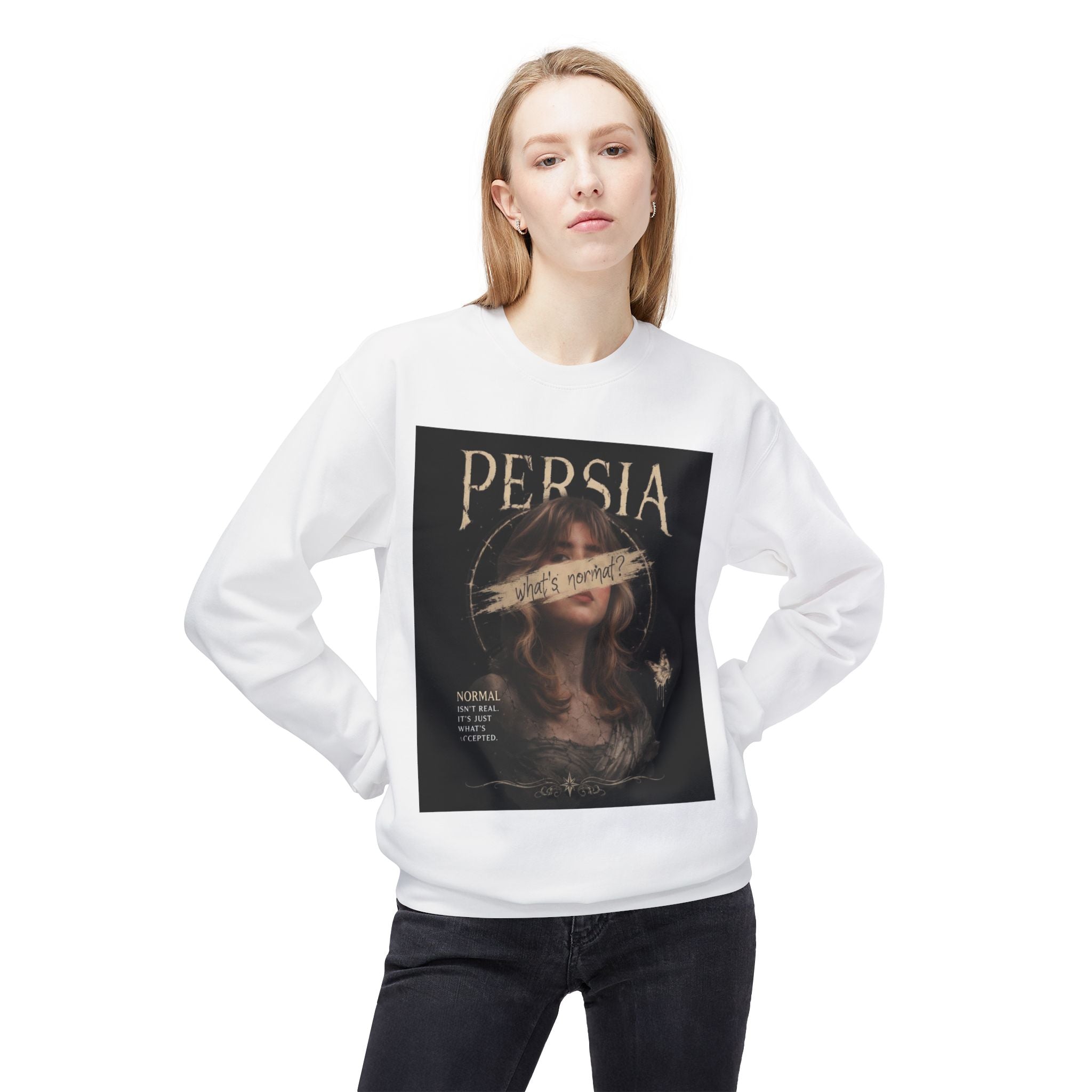 Persia Vintage Portrait Crewneck Sweatshirt
