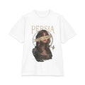 Persia Vintage Portrait Tee — "What's Normal?" Graphic T-Shirt